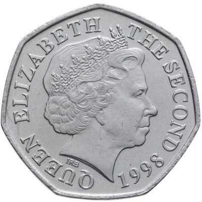 купить Джерси 50 пенсов (pence) 1998