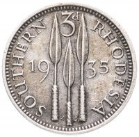 Купить Южная Родезия 3 пенса (pence) 1935