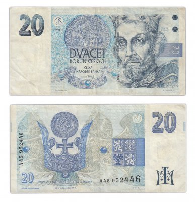 купить Чехия 20 крон 1994 (Pick 10a)