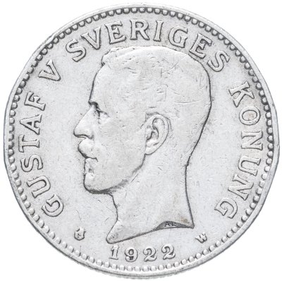 купить Швеция 2 кроны 1922