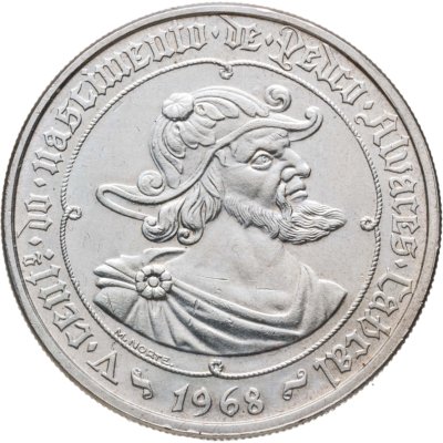 купить Португалия 50 эскудо (escudos) 1968 500 лет со дня рождения Педру Алвариша Кабрала
