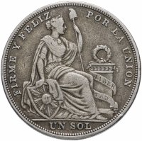 купить Перу 1 соль (sol) 1924
