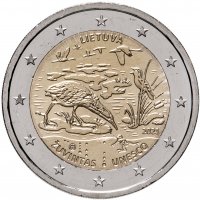 купить Литва 2 евро 2021 "Биосферный резерват Жувинтас"