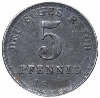 Купить Германия (Веймарская республика) 5 пфеннигов 1917-1922