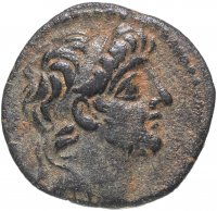 купить Селевкиды, Антиох IX Кизикский, 116-95 годы до Р.Х., АЕ19. сын Клеопатры Тея (пучок молний)