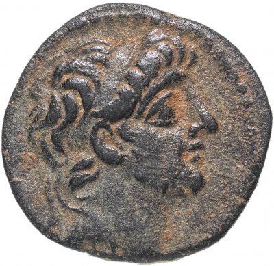 купить Селевкиды, Антиох IX Кизикский, 116-95 годы до Р.Х., АЕ19. сын Клеопатры Тея (пучок молний)