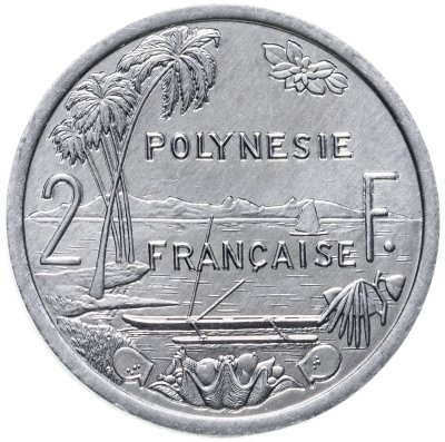 купить Французская Полинезия 2 франков (francs) 1999
