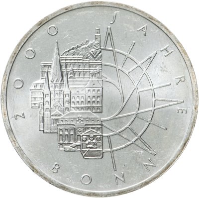 купить Германия (ФРГ) 10 марок 1989 "2000 лет городу Бонн"