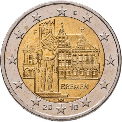 купить Германия 2 евро 2010 D "Федеральные земли Германии: Бремен"