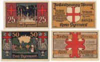 Купить Германия (Ганновер: Пирмонт) набор из 2-х нотгельдов 1921