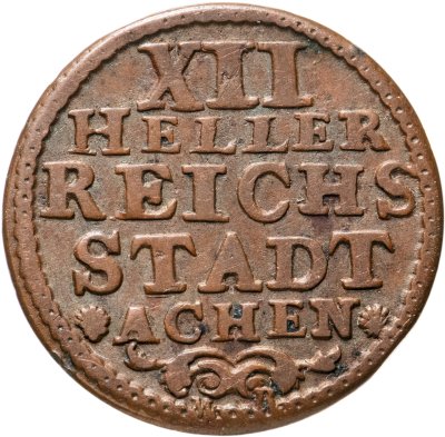 купить Священная Римская Империя, Аахен 12 геллеров 1759