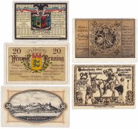 купить Германия (разные земли) набор из 5 нотгельдов 1920-1921