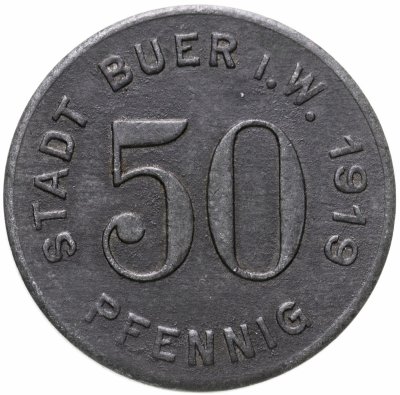 купить Германия (Буэр) нотгельд 50 пфеннигов 1919