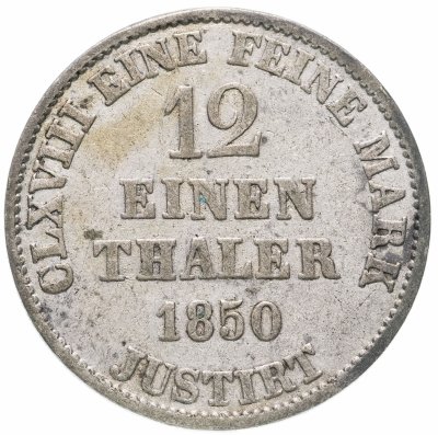 купить Германия, Ганновер 1/12 талера (thaler) 1850