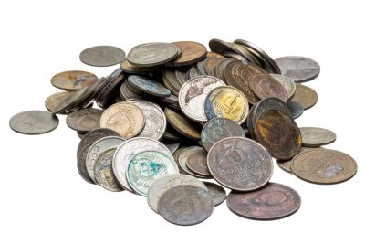 купить Коллекция русских монет плохой сохранности 200 грамм