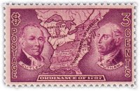 купить США 3 цента 1937 "Северо-западный ордонанс 1787 г."