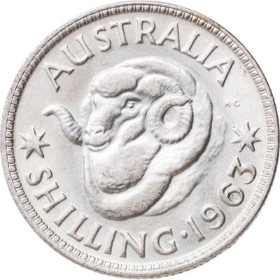 купить Австралия 1 шиллинг (shilling) 1963
