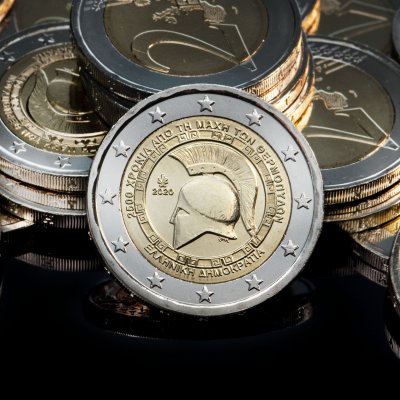 купить Греция 2 евро 2020 "2500 лет битвы при Фермопилах"