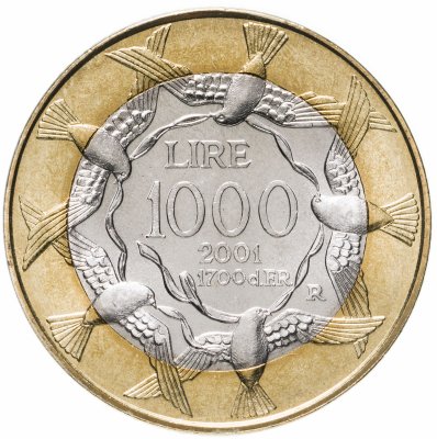 купить Сан-Марино 1000 лир (lire) 2001