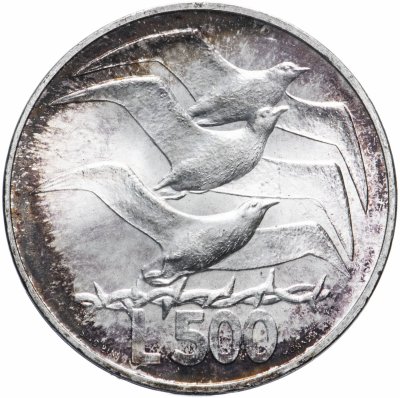 купить Сан-Марино 500 лир 1975 Птицы