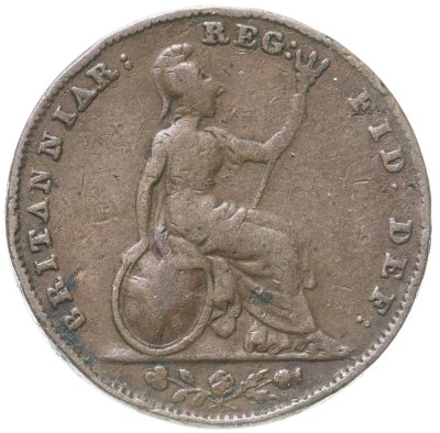 купить Великобритания 1 фартинг (farthing) 1847
