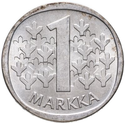 купить Финляндия 1 марка (markka) 1966 S