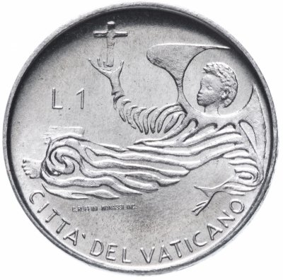 купить Ватикан 1 лира (lira) 1969