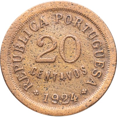 купить Португалия 20 сентаво (centavos) 1924