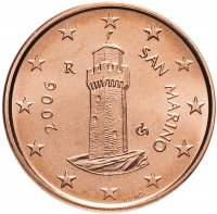 купить Сан-Марино 1 цент (cent) 2006