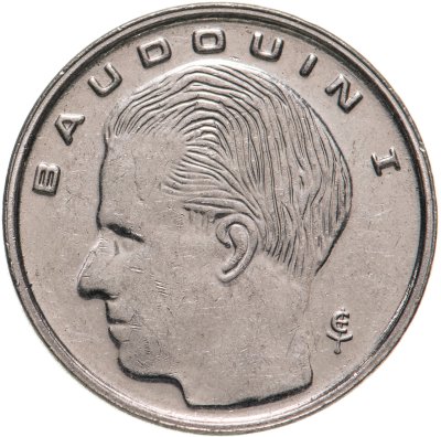 купить Бельгия 1 франк (franc) 1990 Надпись на французском - 'BELGIQUE'