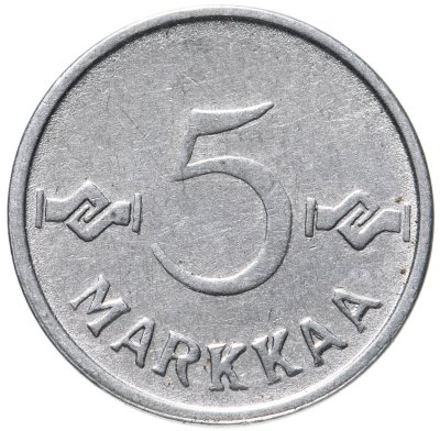купить Финляндия 5 марок 1954, железо