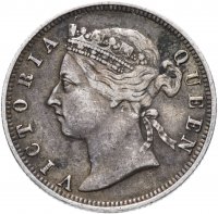 купить Гонконг 20 центов (cents) 1895