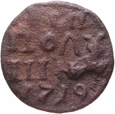 купить Полушка 1719 без обозначения монетного двора, год цифрами