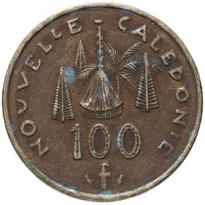 купить Новая Каледония 100 франков (francs) 1987