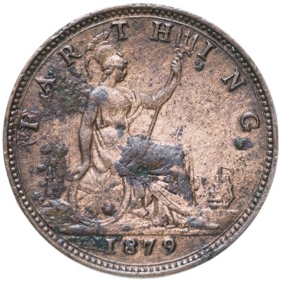 купить Великобритания 1 фартинг (farthing) 1879