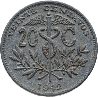 купить Боливия 20 сентаво (centavos) 1942