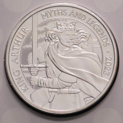 купить Великобритания 5 фунтов (pounds) 2023 "Мифы и легенды - Король Артур" в буклете