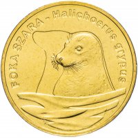купить Польша 2 злотых 2007 "Длинномордый тюлень (Foka szara)"