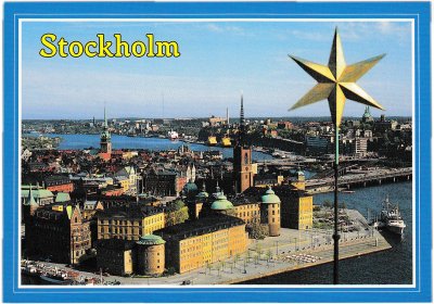 купить Открытка (открытое письмо) Стокгольм - STOCKHOLM