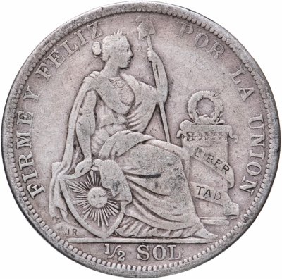 купить Перу 1/2 соля (sol) 1907