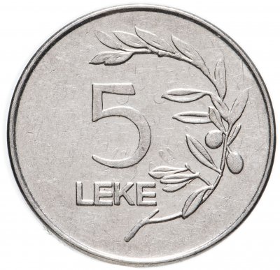 купить Албания 5 леков (leke) 1995-2014, случайная дата