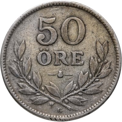 купить Швеция 50 эре (ore) 1928