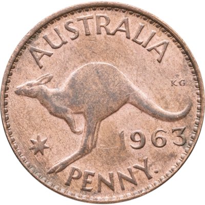 купить Австралия 1 пенни (penny) 1963