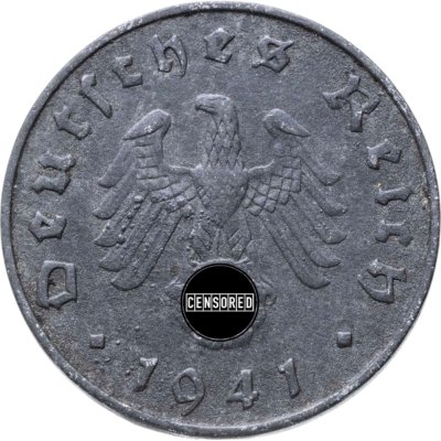 купить Германия, Третий рейх 10 рейхс пфеннигов (reichspfennig) 1941 двор Е