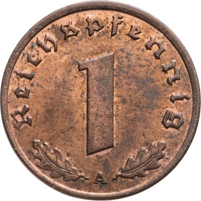 купить Германия, Третий рейх 1 рейхспфенниг (reichspfennig) 1936