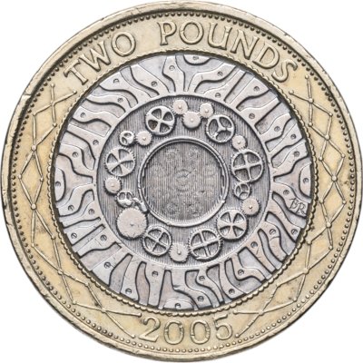 купить Великобритания 2 фунта (pounds) 2005