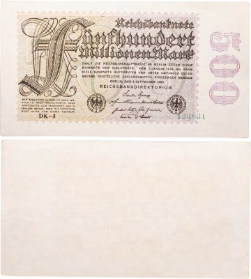 купить Германия 500000000 марок 1923
