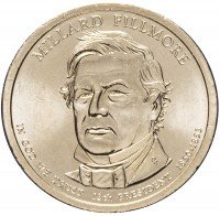 купить США 1 доллар 2010 P "13-й президент США - Миллард Филлмор"