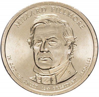купить США 1 доллар 2010 P "13-й президент США - Миллард Филлмор"