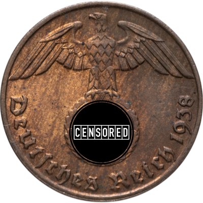 купить Германия (Третий рейх) 1 рейхспфенниг (reichspfennig) 1938 J